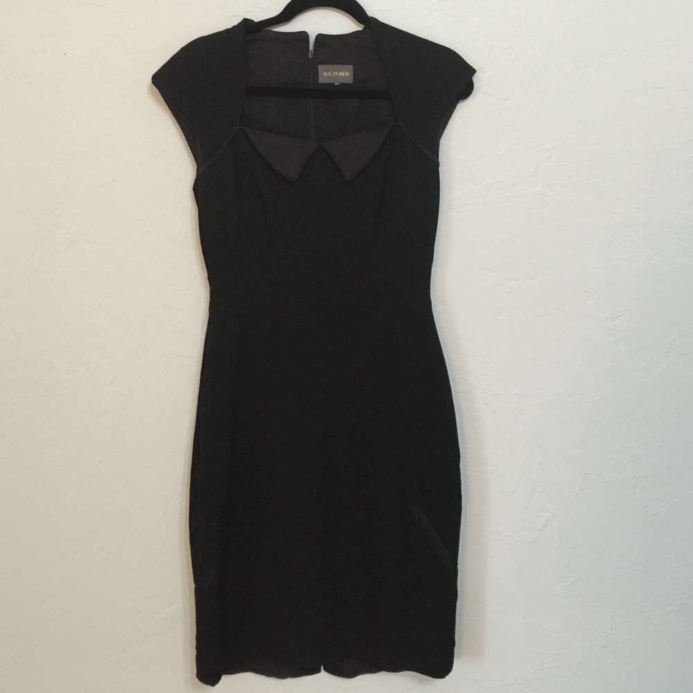 Zac Posen black cocktail dress